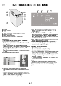 Manual de uso Whirlpool WHE 20112 Congelador