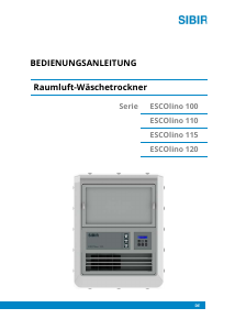 Bedienungsanleitung SIBIR ESCOlino 100 Trockner