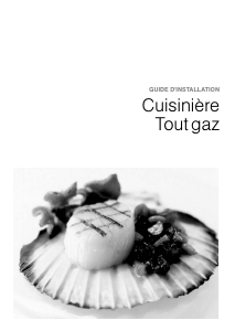 Mode d’emploi Sauter SCG 1102 W Cuisinière