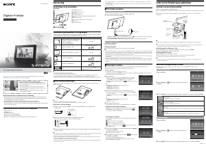 Handleiding Sony DPF-C1000 Digitale fotolijst