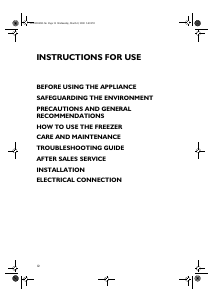 Manual Whirlpool WV1861 NFX Freezer