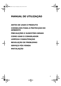 Manual Whirlpool WVE1660 NFX Congelador