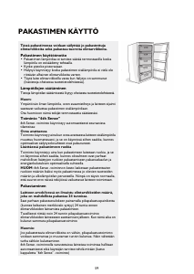 Käyttöohje Whirlpool WVE1680 NFW Pakastin