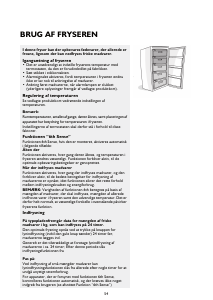 Brugsanvisning Whirlpool WVE1680 NFW Fryser