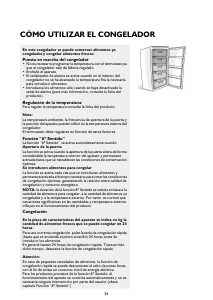 Manual de uso Whirlpool WVE1883 NF IX Congelador