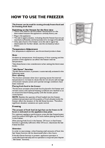 Manual Whirlpool WVE1883 NF IX Freezer