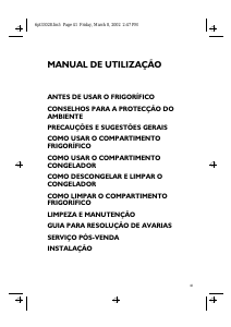 Manual Whirlpool ARC 2230 Frigorífico combinado