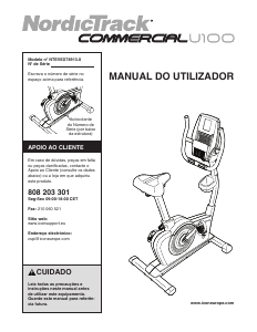 Manual NordicTrack Commercial U100 Bicicleta estática