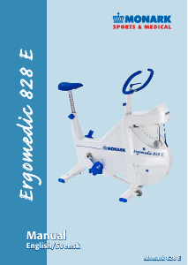 Handleiding Monark Ergomedic 828 E Hometrainer