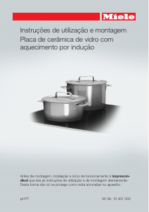 Manual Miele KM 6629 Placa