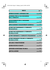 Manuale Whirlpool ARC 3510 Frigorifero-congelatore