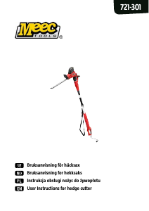 Bruksanvisning Meec Tools 721-301 Hekksaks