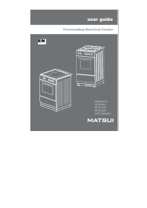 Handleiding Matsui MFSC56W Fornuis