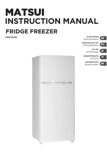 Manual Matsui M50TW12E Fridge-Freezer