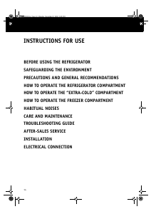 Manual Whirlpool ARC 4020/IX Fridge-Freezer