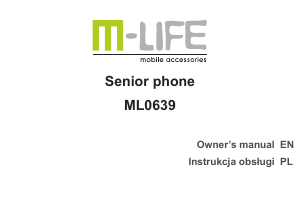 Instrukcja M-Life ML0639 Telefon bezprzewodowy