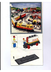 Brugsanvisning Lego set 7816 Trains Shell tankvogn