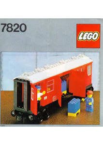 Bedienungsanleitung Lego set 7820 Trains Postwaggon