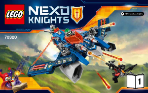 Manual Lego set 70320 Nexo Knights Nava Aero Striker V2 a lui Aaron