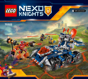 Manual Lego set 70322 Nexo Knights Axls tower carrier
