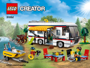 Manuale Lego set 31052 Creator Vacanza sul camper