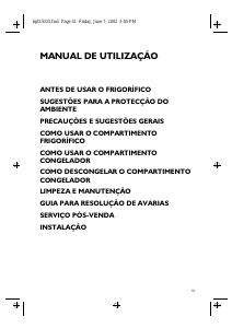 Manual Whirlpool ARC 5250 Frigorífico combinado