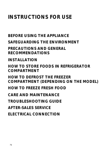 Manual Whirlpool ARC 5450 Fridge-Freezer