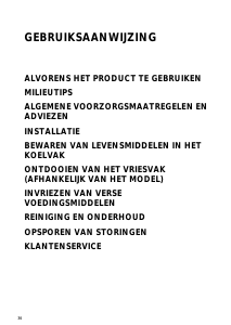 Handleiding Whirlpool ARC 5522/IX Koel-vries combinatie