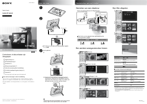 Handleiding Sony DPF-HD800 Digitale fotolijst