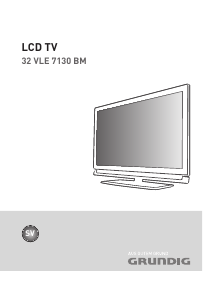 Bruksanvisning Grundig 32 VLE 7130 BM LCD TV
