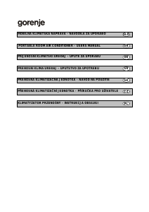 Instrukcja Gorenje KAM 24 F0 PHH Klimatyzator