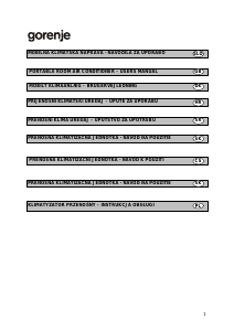 Manual Gorenje KAM 26 N F1 PDH Air Conditioner