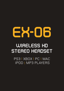 Manual de uso Gioteck EX-06 Headset