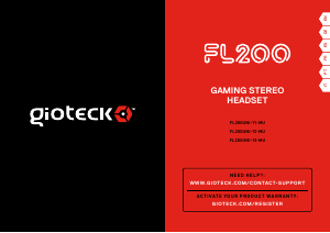 Mode d’emploi Gioteck FL-200 Headset