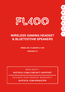 Handleiding Gioteck FL-400 (PS4) Headset