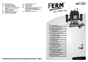 Manual FERM FBF-1200 Tupia