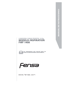 Manual de uso Fensa FWF 1408 Lavadora