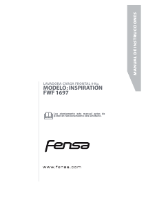 Manual de uso Fensa FWF 1697 Lavadora
