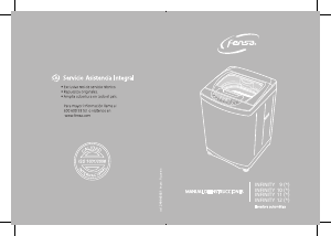 Manual de uso Fensa Infinity 10 SWG Lavadora