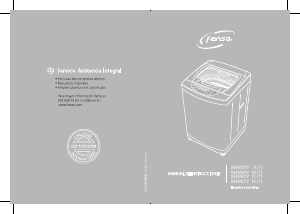 Manual de uso Fensa Infinity 12 BWG Lavadora