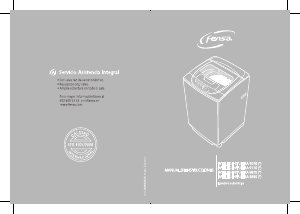 Manual de uso Fensa Intelligent Ultra 9770 BG Lavadora