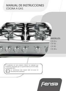 Manual de uso Fensa Chromium CB85+ Cocina