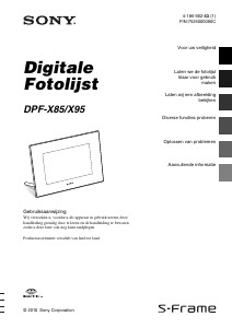 Handleiding Sony DPF-X85 Digitale fotolijst