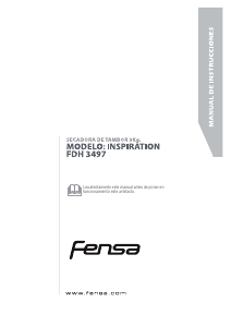 Manual de uso Fensa FDH 3497 Secadora