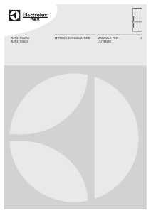 Manuale Electrolux-Rex RJF3110AOX Frigorifero-congelatore