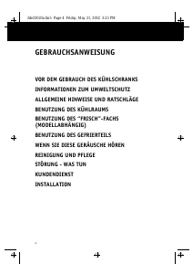 Bedienungsanleitung Whirlpool ARC 7780 Kühl-gefrierkombination