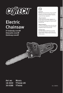 Manual Cotech YT4646 Chainsaw