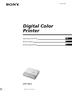 Handleiding Sony DPP-M55 Fotoprinter