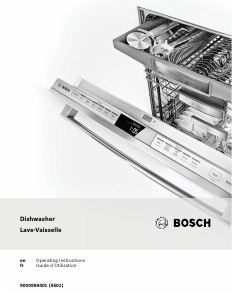 Mode d’emploi Bosch SGV68U53UC Lave-vaisselle