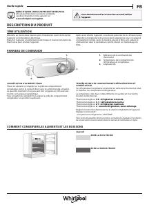 Mode d’emploi Whirlpool ARG 913 1 Réfrigérateur combiné